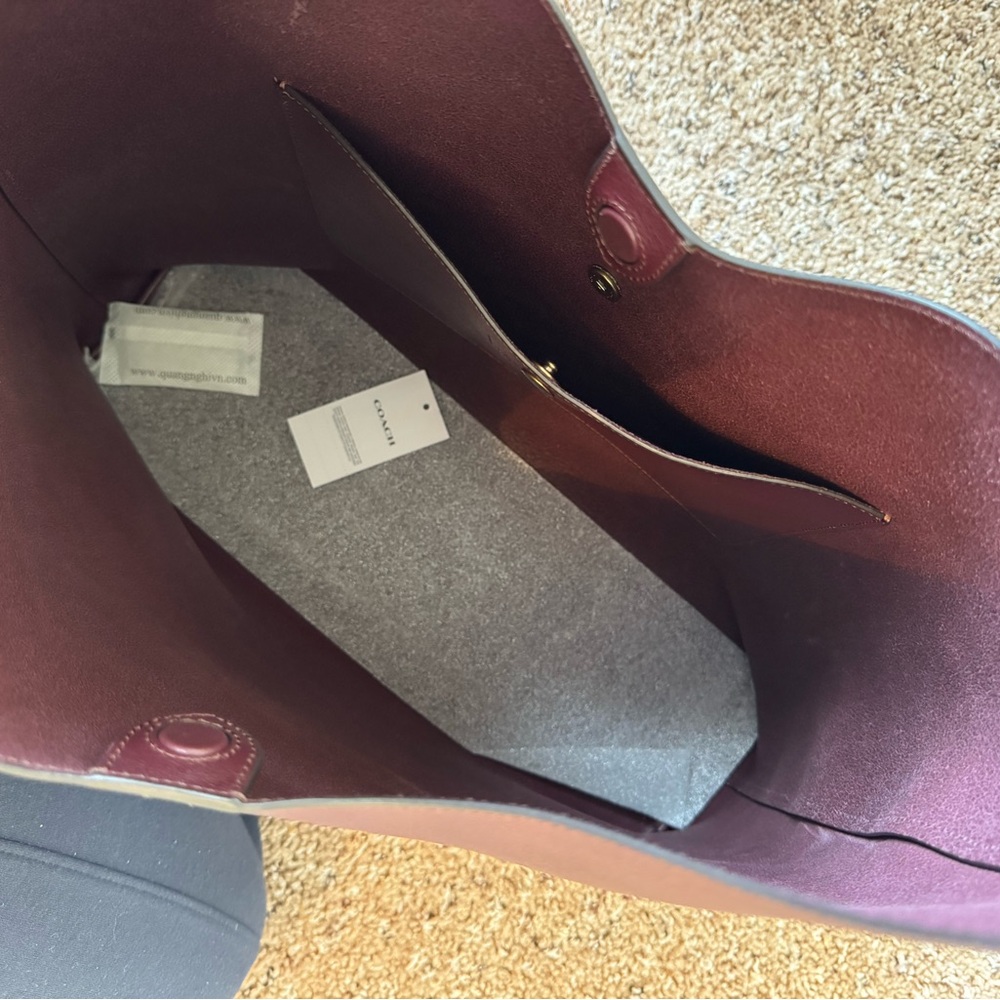 Coach Brooklyn 39 in Merlot - Picture 6 of 7